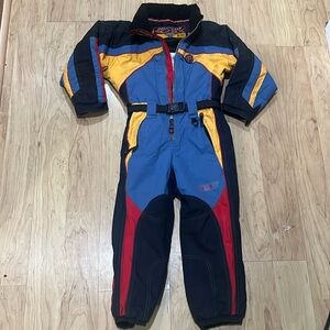 Obermeyer Kids One Piece - Blue, Yellow, Red, Black